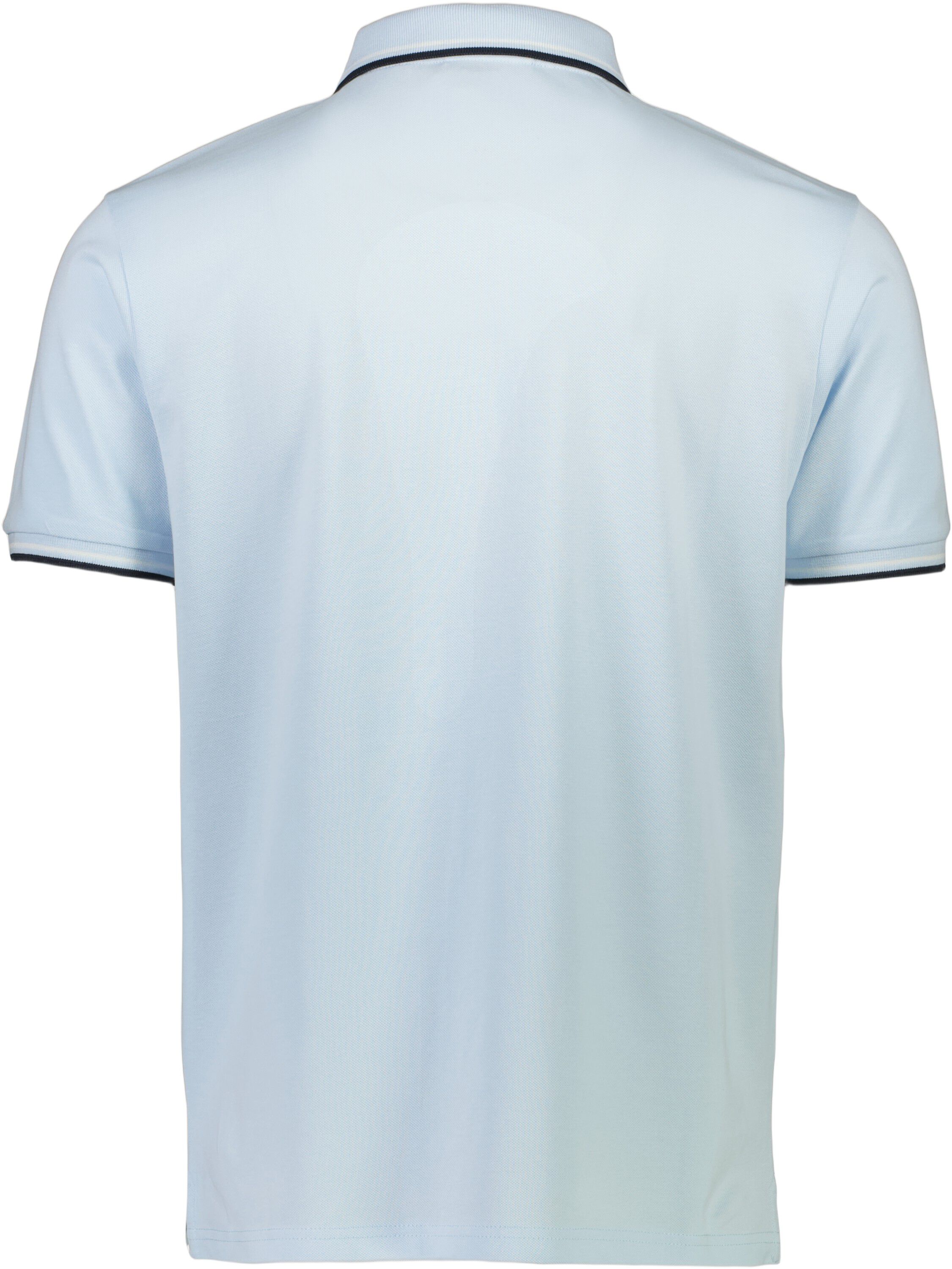 Polo shirt w. contrast piping