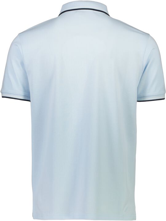 Polo shirt w. contrast piping