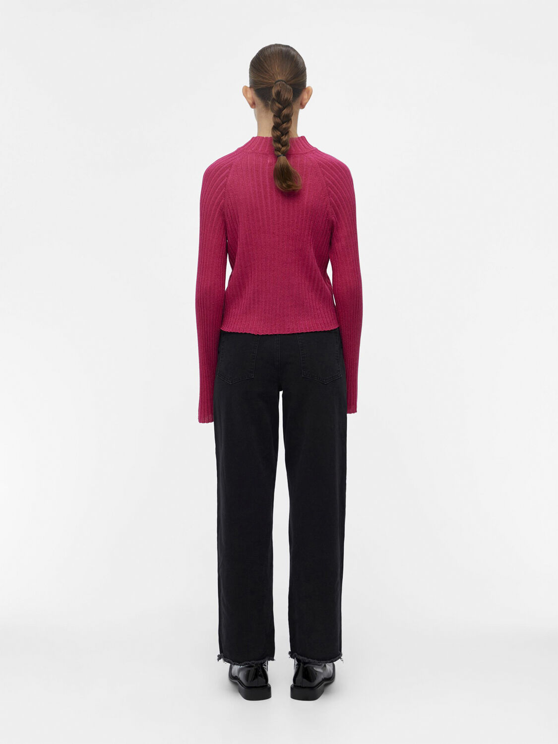 OBJLUNA LUREX L/S KNIT PULLOVER 124