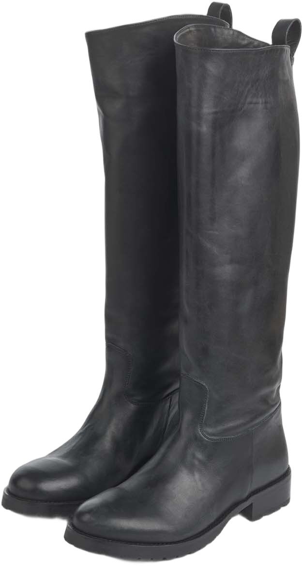 Leather riding boot