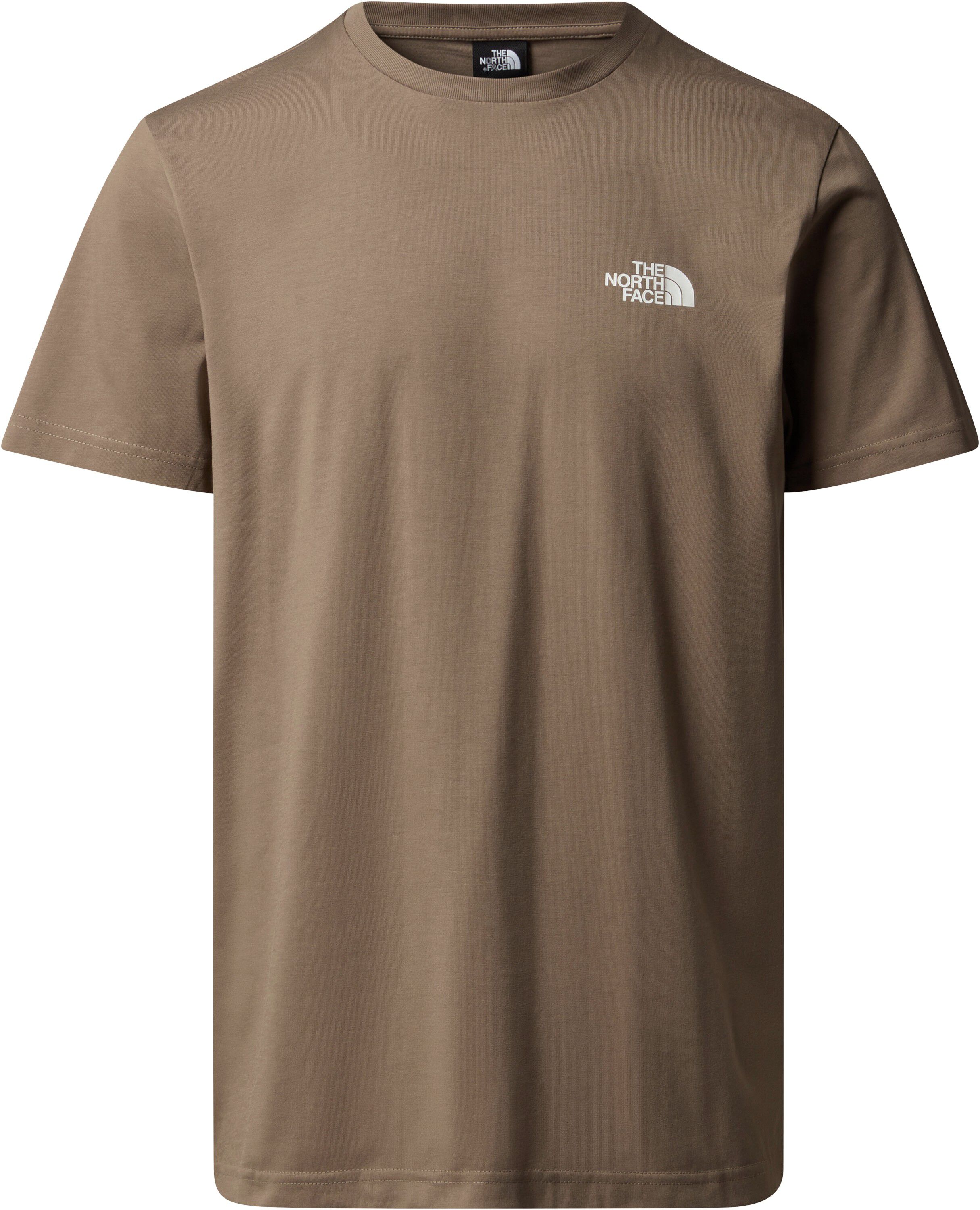 M SS SIMPLE DOME TEE MOCHA BROWN