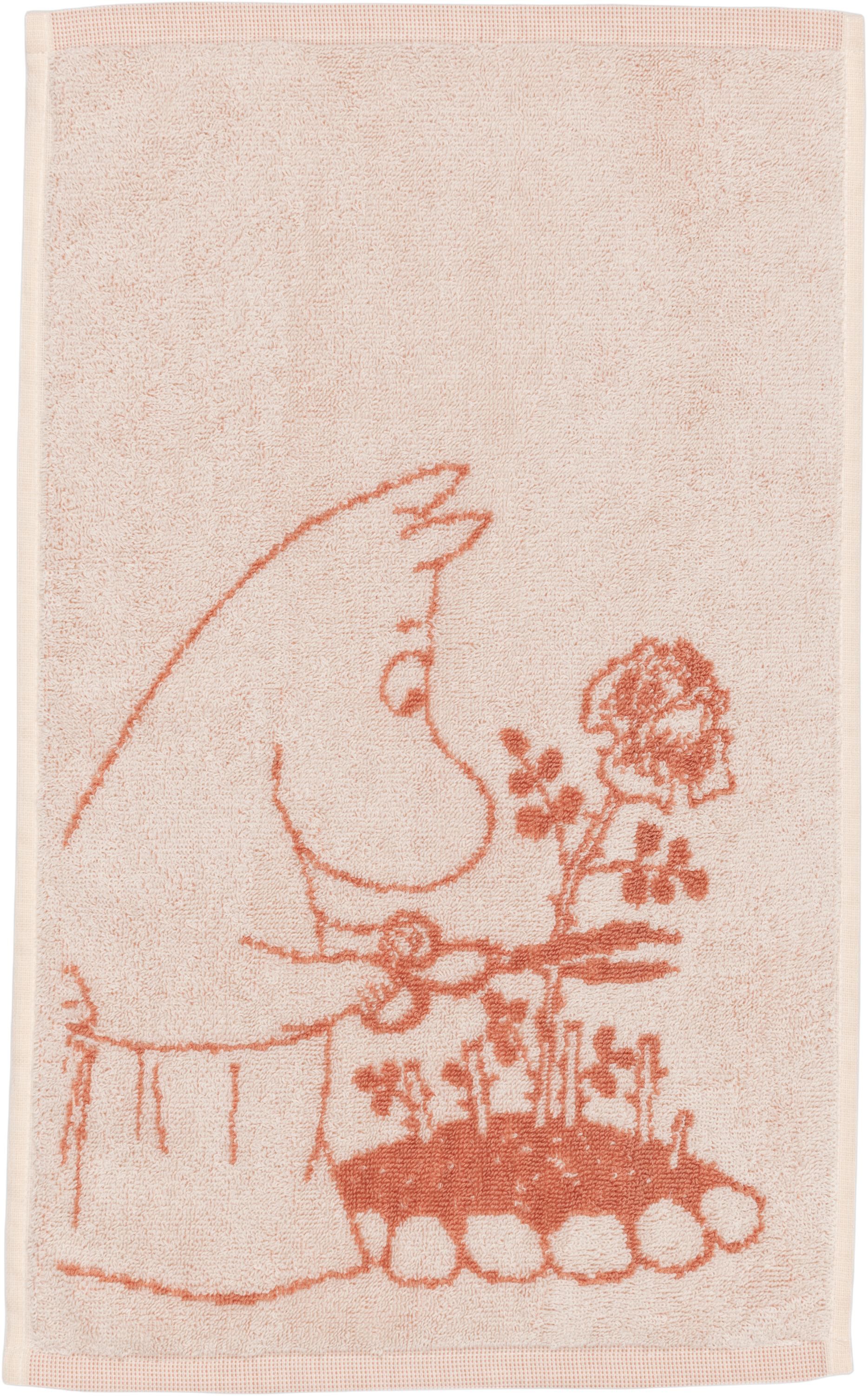Moomin tw 25x25 Sweethearts pink GOTS