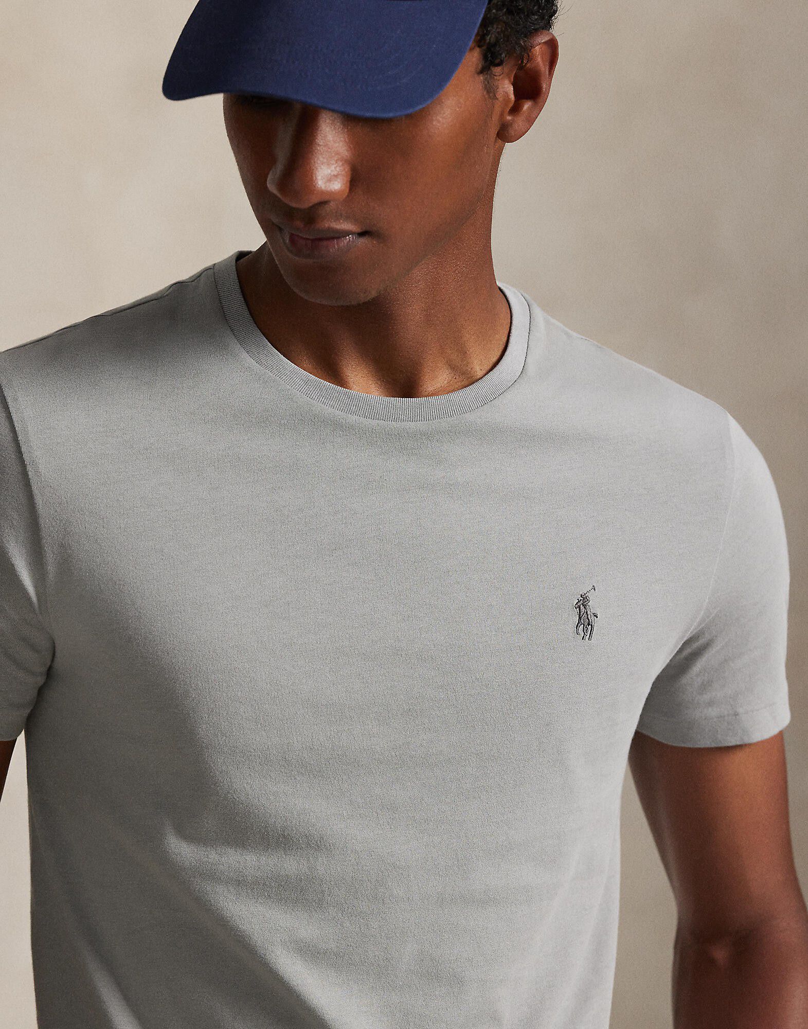 Custom Slim Fit Jersey Crewneck T-Shirt