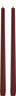 LED slim taper candle, Carmine red, Smooth, 2-pack, 2,3x32 c