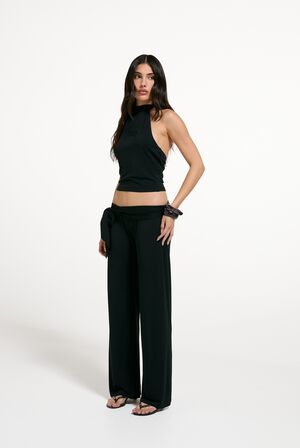 EMERSON BELTED STRAIGHT LEG PANT