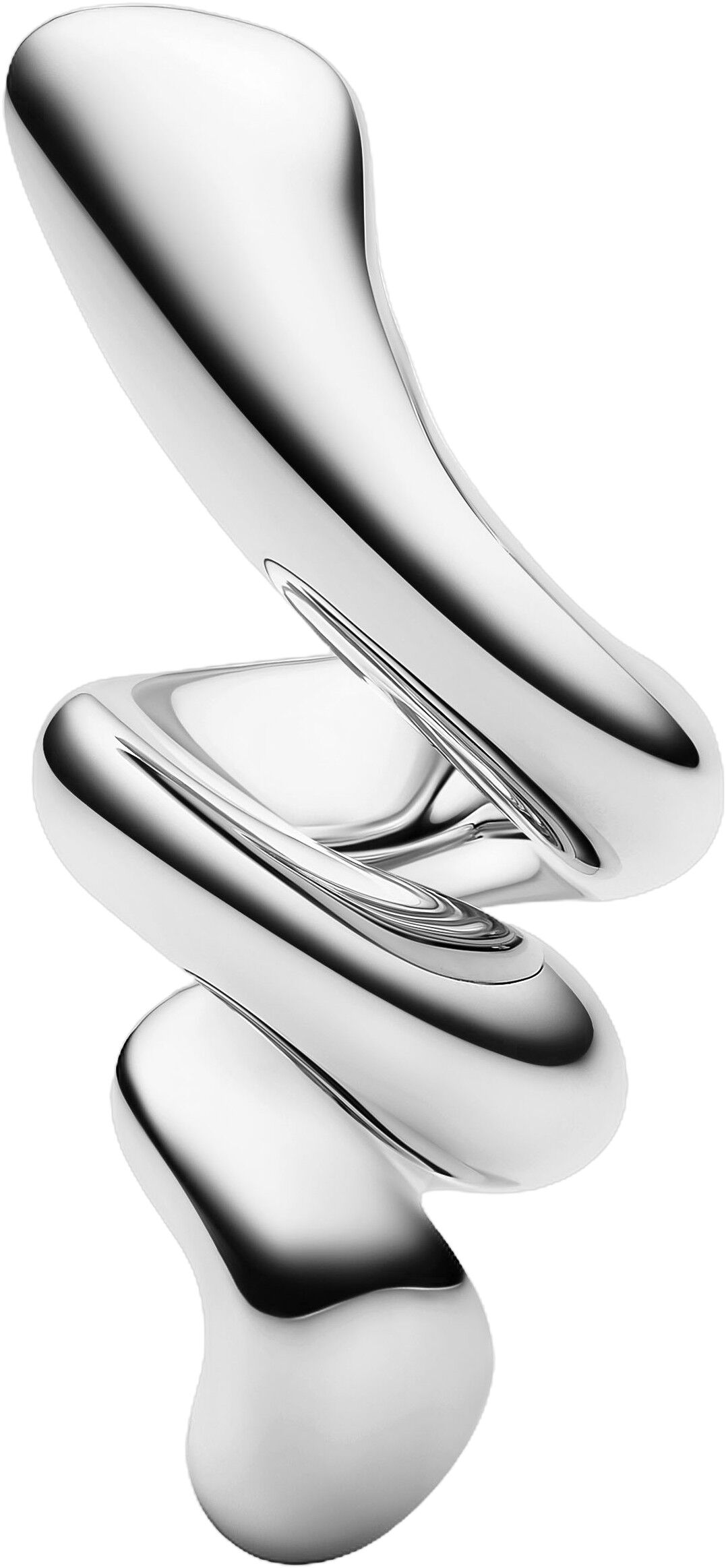 Coil Earrings Small Silver - PAIR