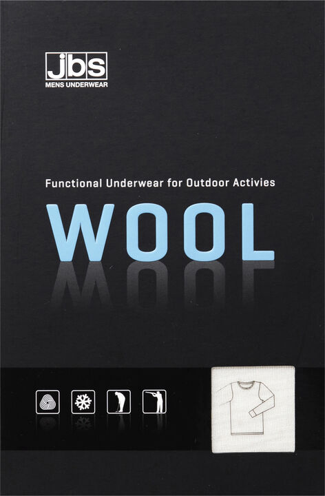 JBS t-shirt long sleeve wool