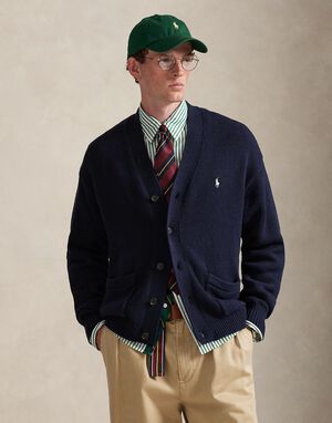 Relaxed Fit Cotton Cardigan