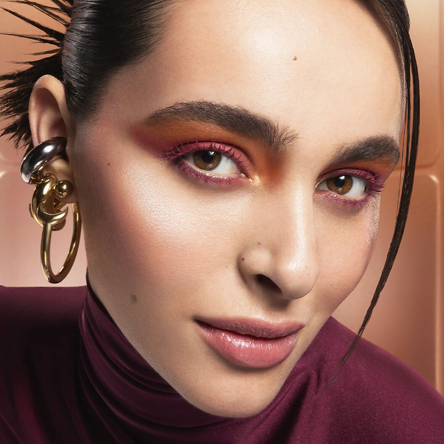 HD Skin Blush & Glow - Palett med kr&auml;mig rouge och highlighter