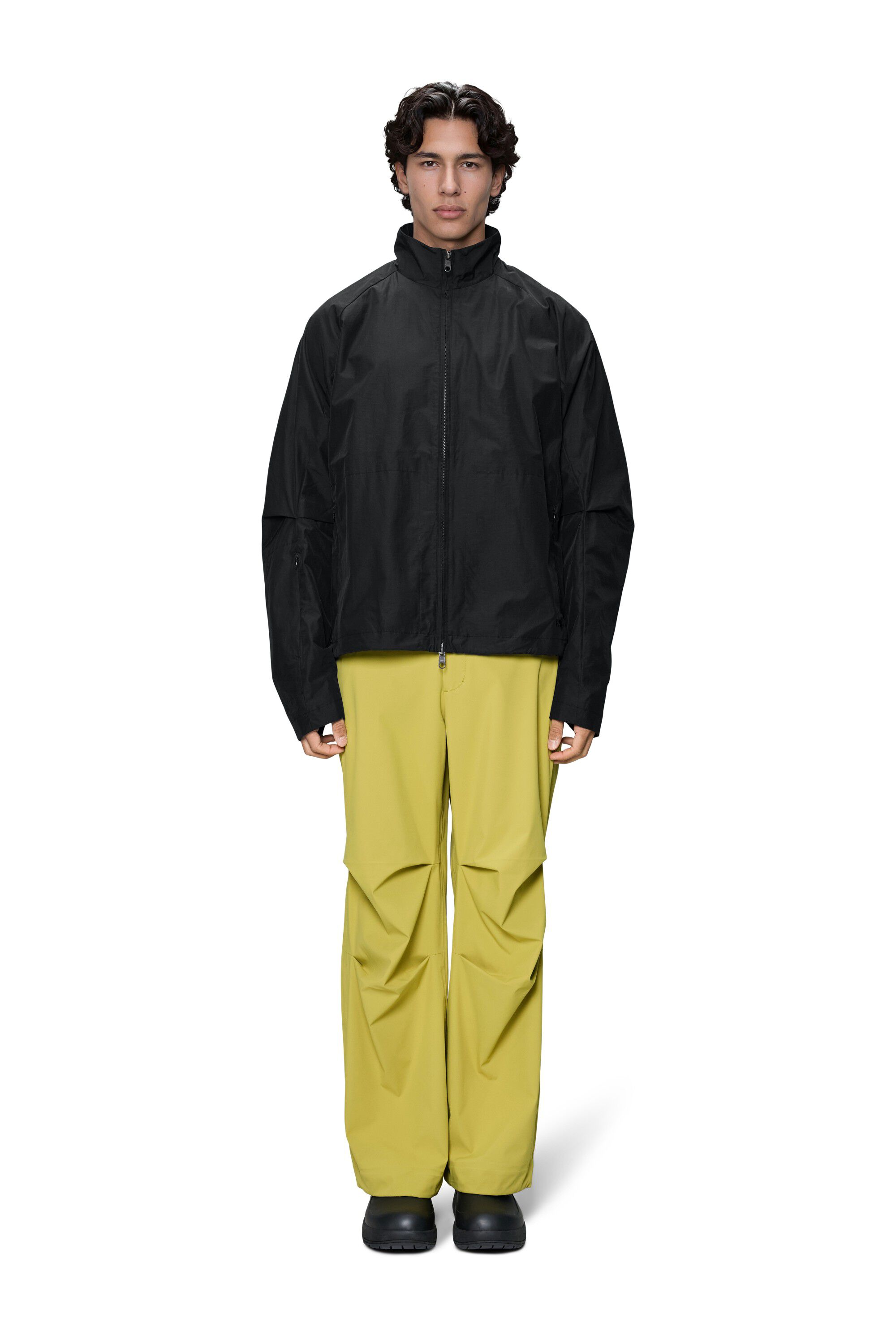 Light Woven Track Top