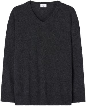 soft wool v-neck sweater