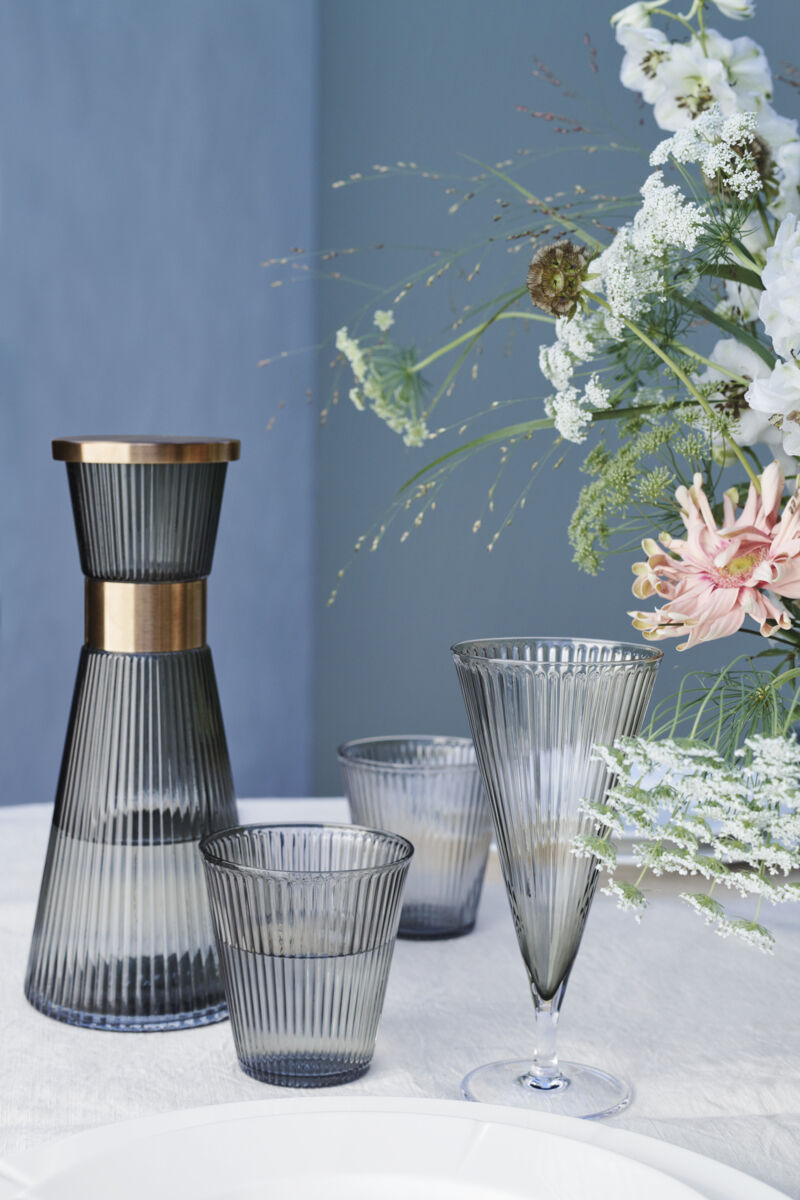 GC Nouveau Champagneglas 20 cl smoke 2 stk.