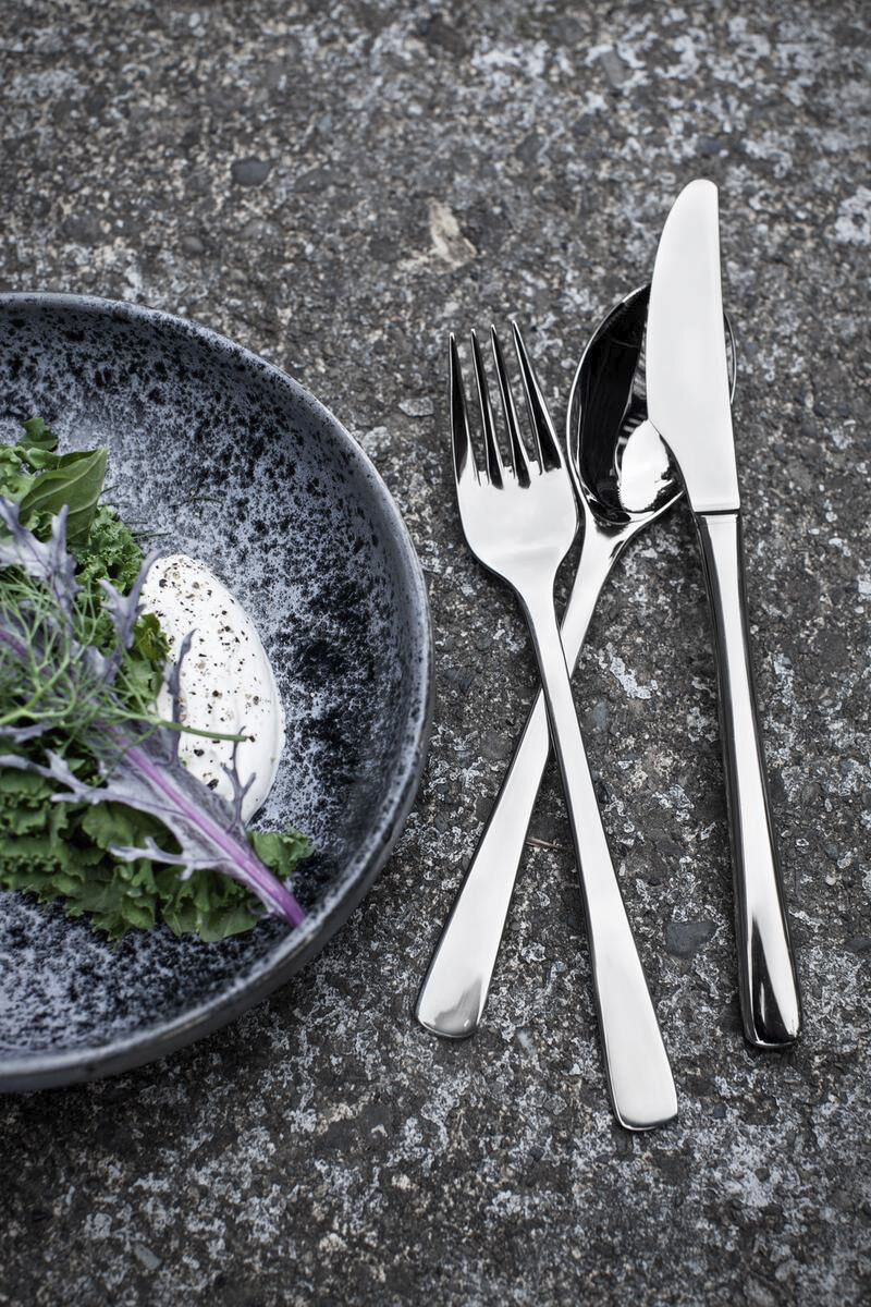 Bordkniv Steel Line 21,5 cm Blank st&aring;l