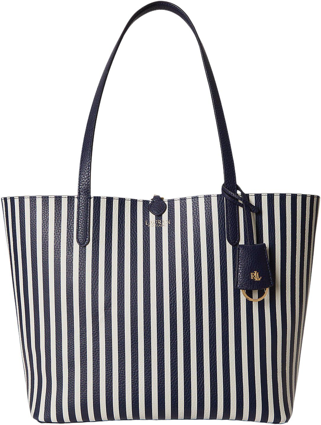 Faux-Leather Large Reversible Tote Bag