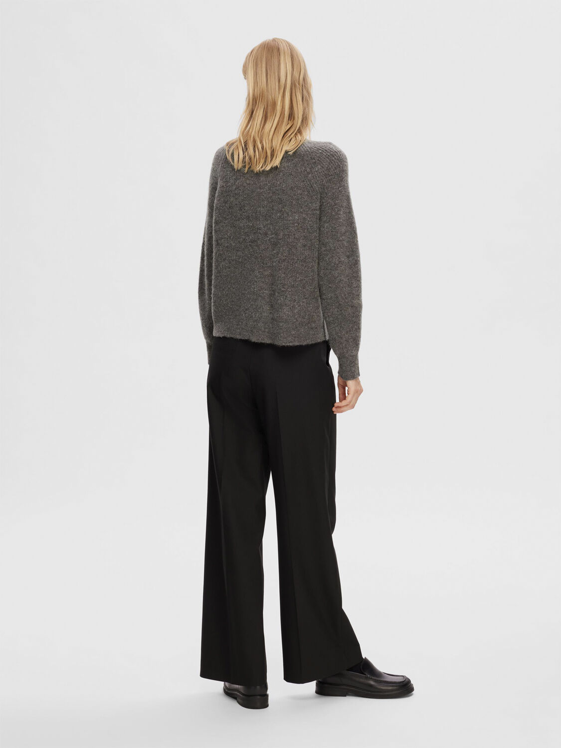 Slflulu Ls stickad kort kofta noos