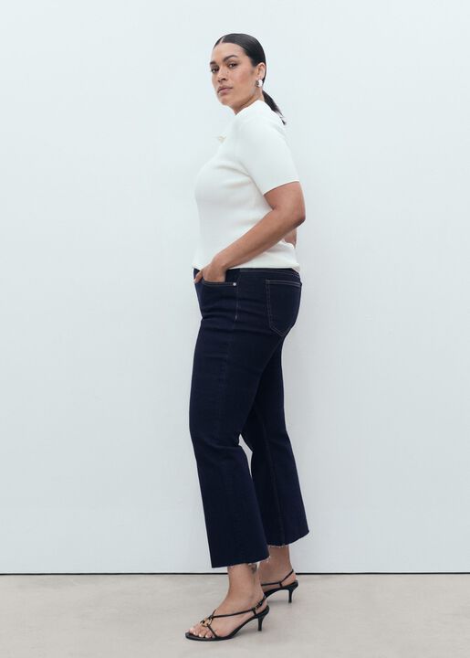Sienna flared cropped jeans