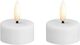 Moods & More - LED tealight candle, Plast, White, 2-pack, 39x20 mm