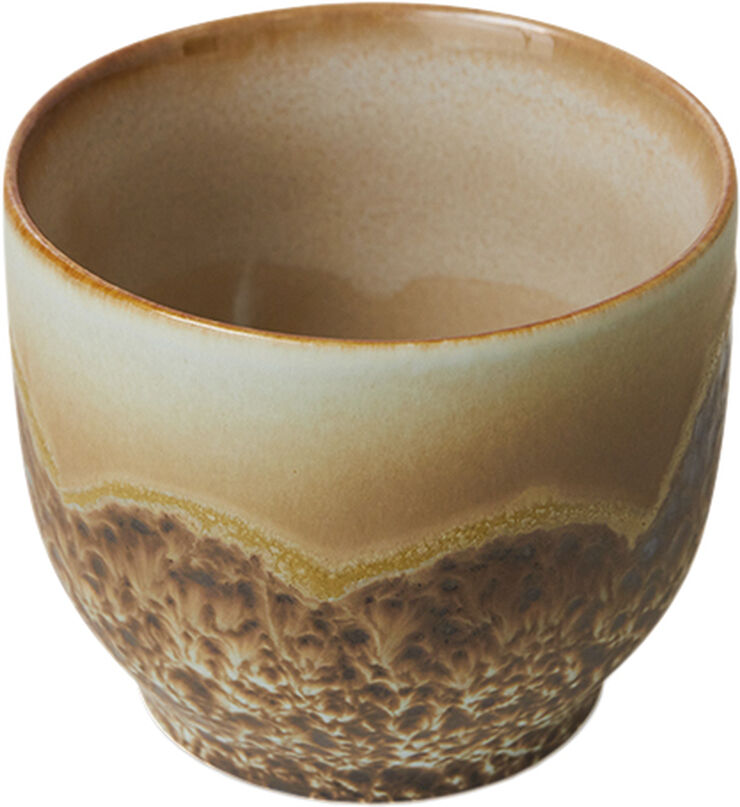 70s ceramics café cup shell