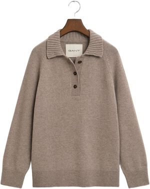 WOOL KNIT RUGGER