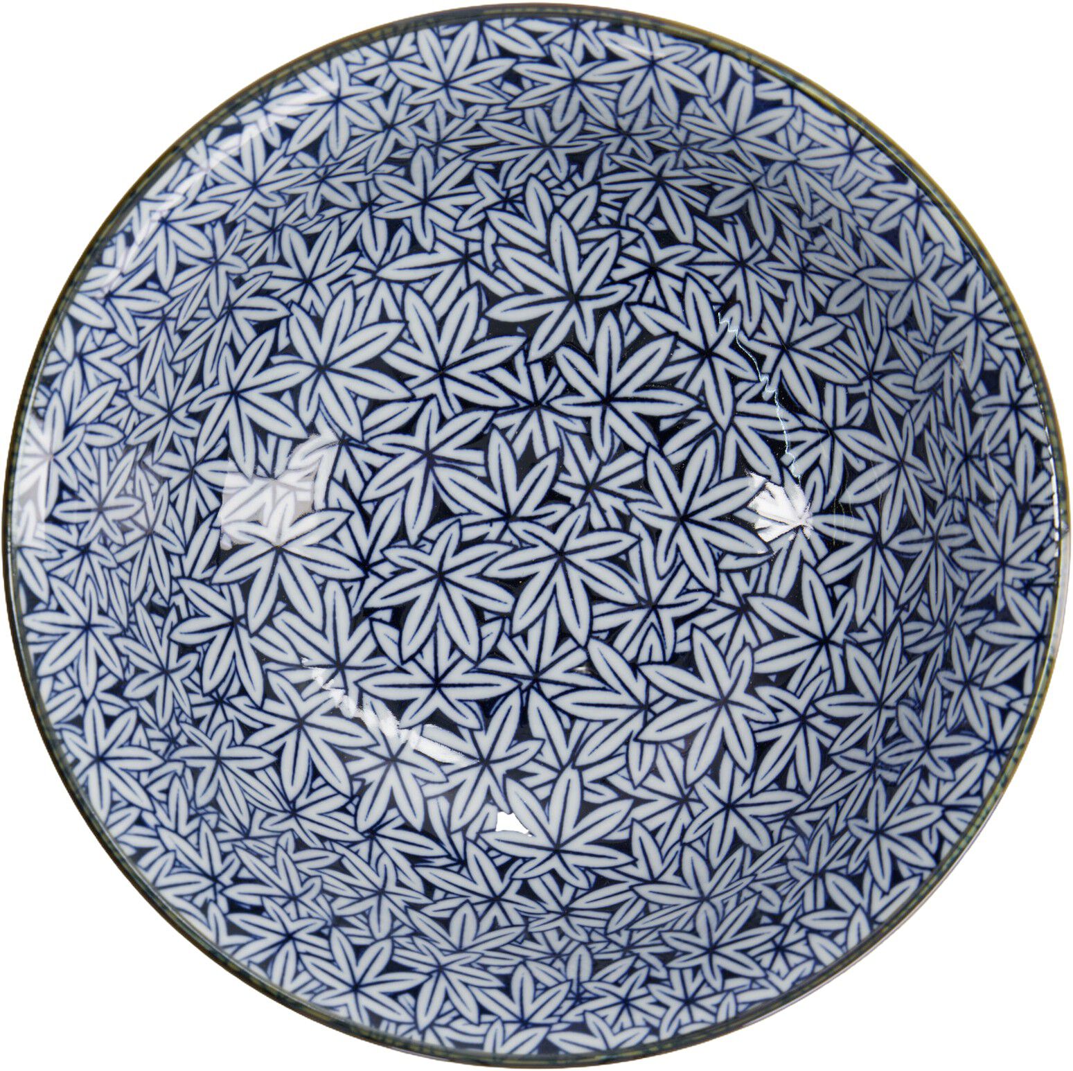 Hana Blue Mixed Bowls Ramen 20.5x8cm 1200ml Momiji FK-8446/C