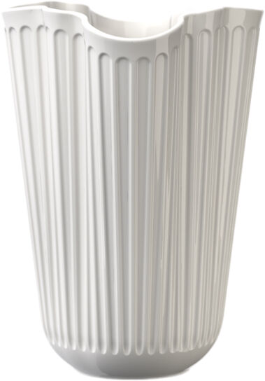 Hammersh&oslash;i Unfold Vase H16. 5 cm hvid