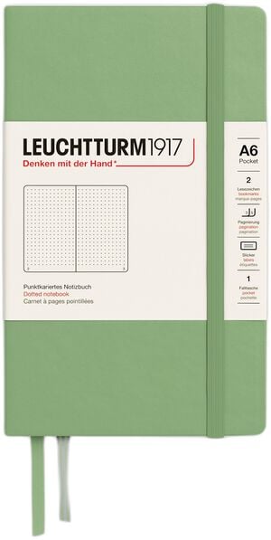 LT1917 Notesbog Plain A6 Sage