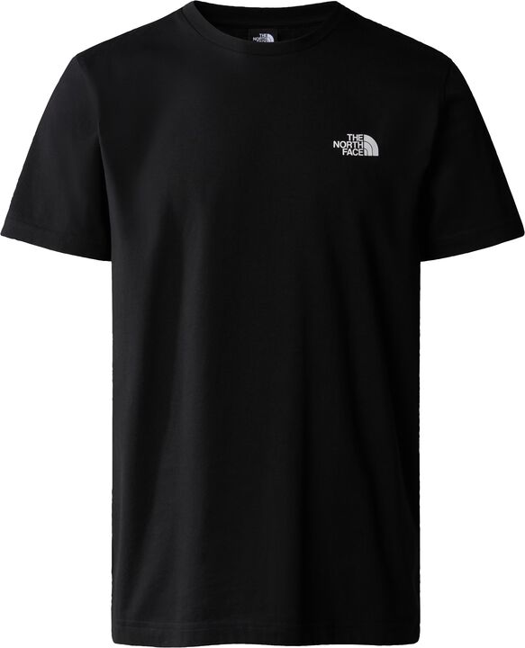 M S/S SIMPLE DOME TEE TNF BLACK