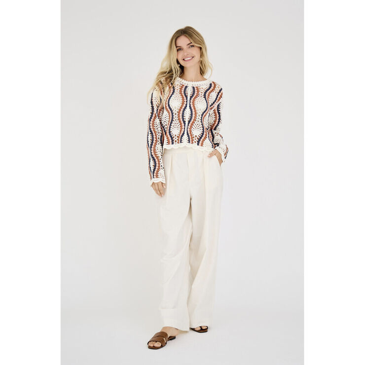 California crochet blouse