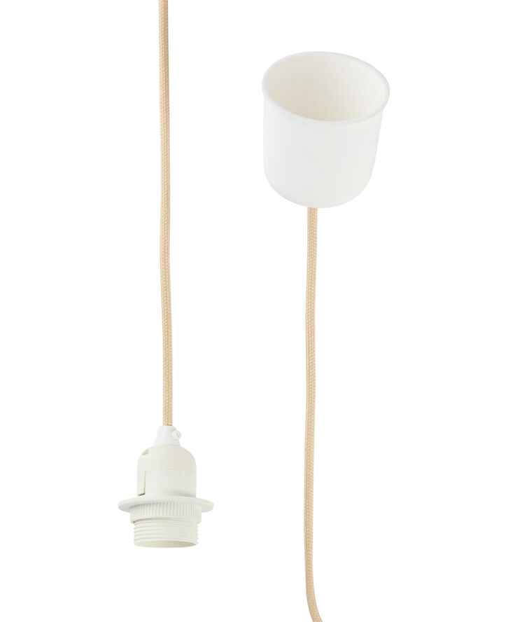 Textile Lampholder Set - Sand - E27