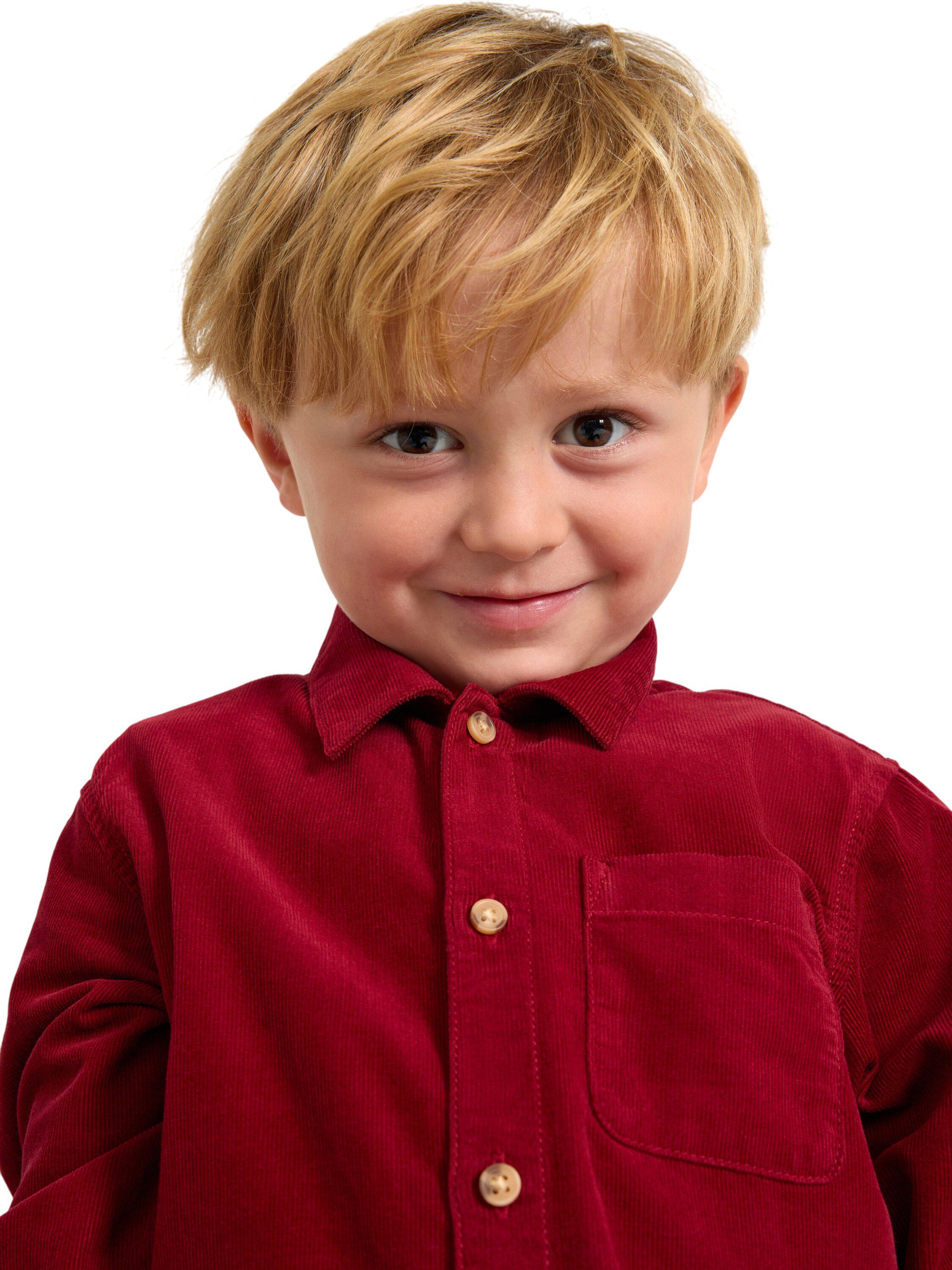 Lang&aelig;rmet skjorte i fl&oslash;jl.