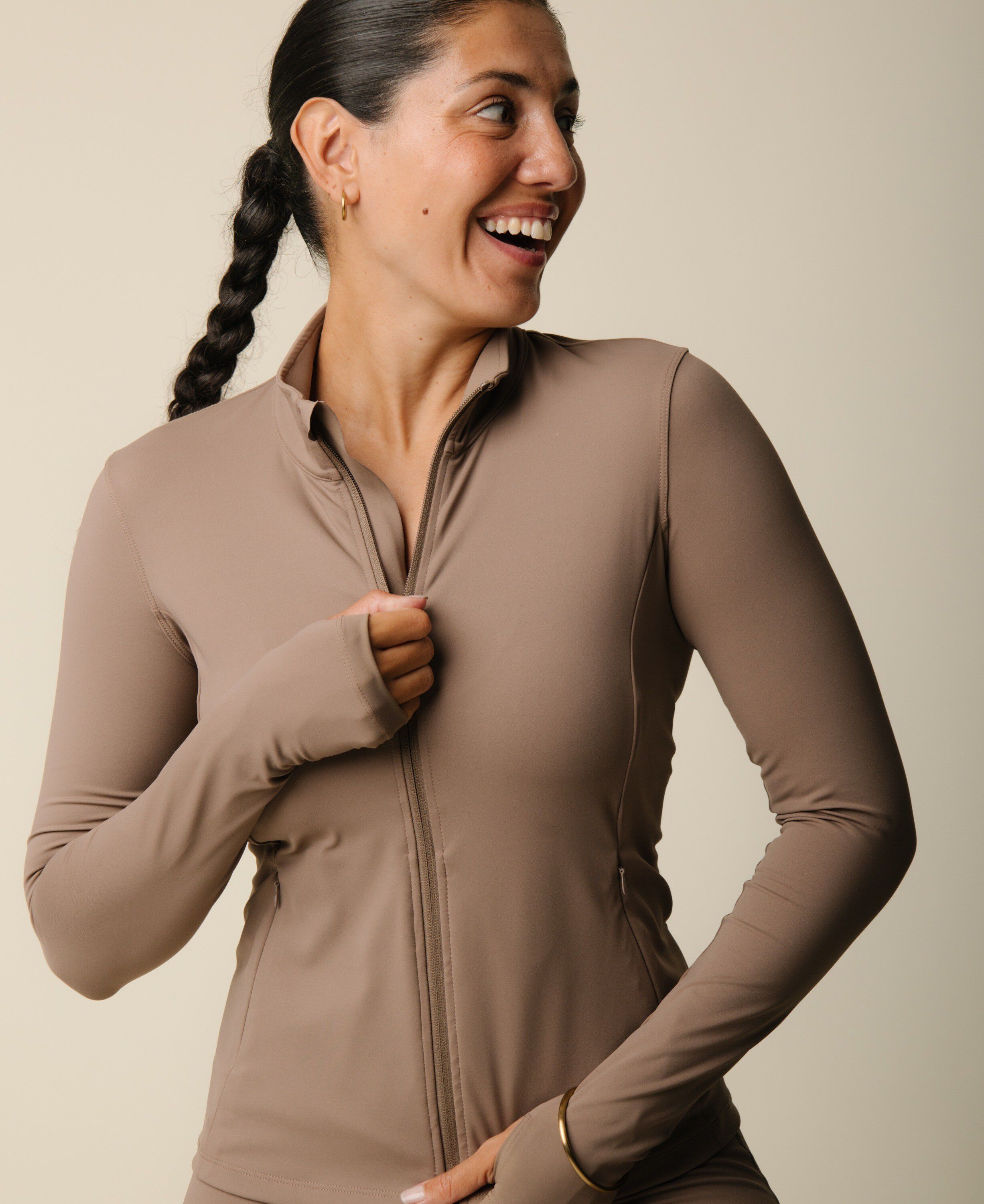 Cartel x Align by Blume contour zip jacket - Hazel