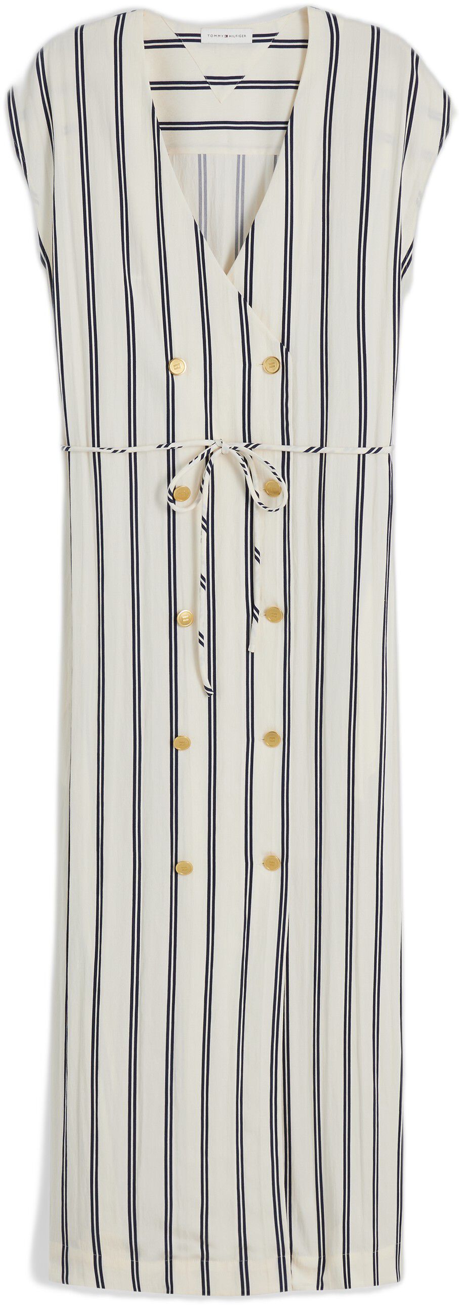 NAUTICAL STRIPE NS MIDI DRESS