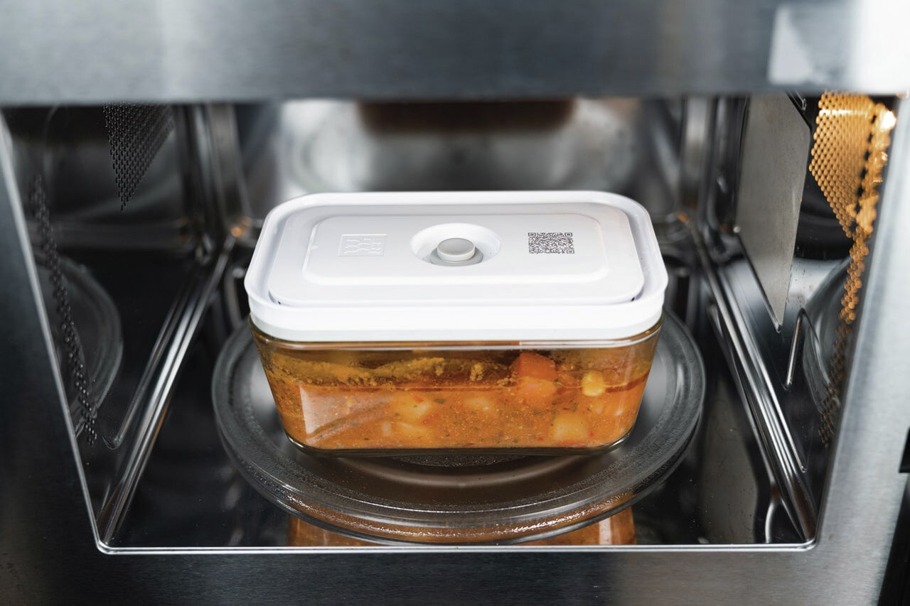 Fresh & Save Vakuum fryslaada Kylskaap Graa Glas