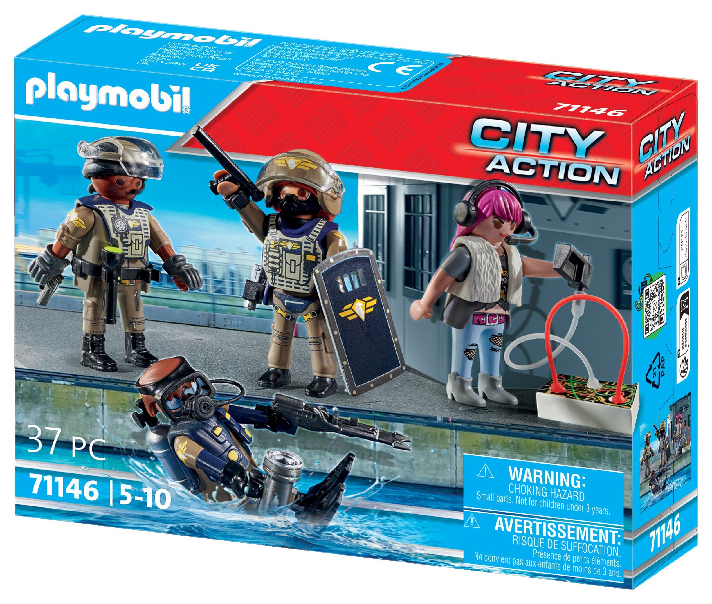 Playmobil Tactical Unit Figure set