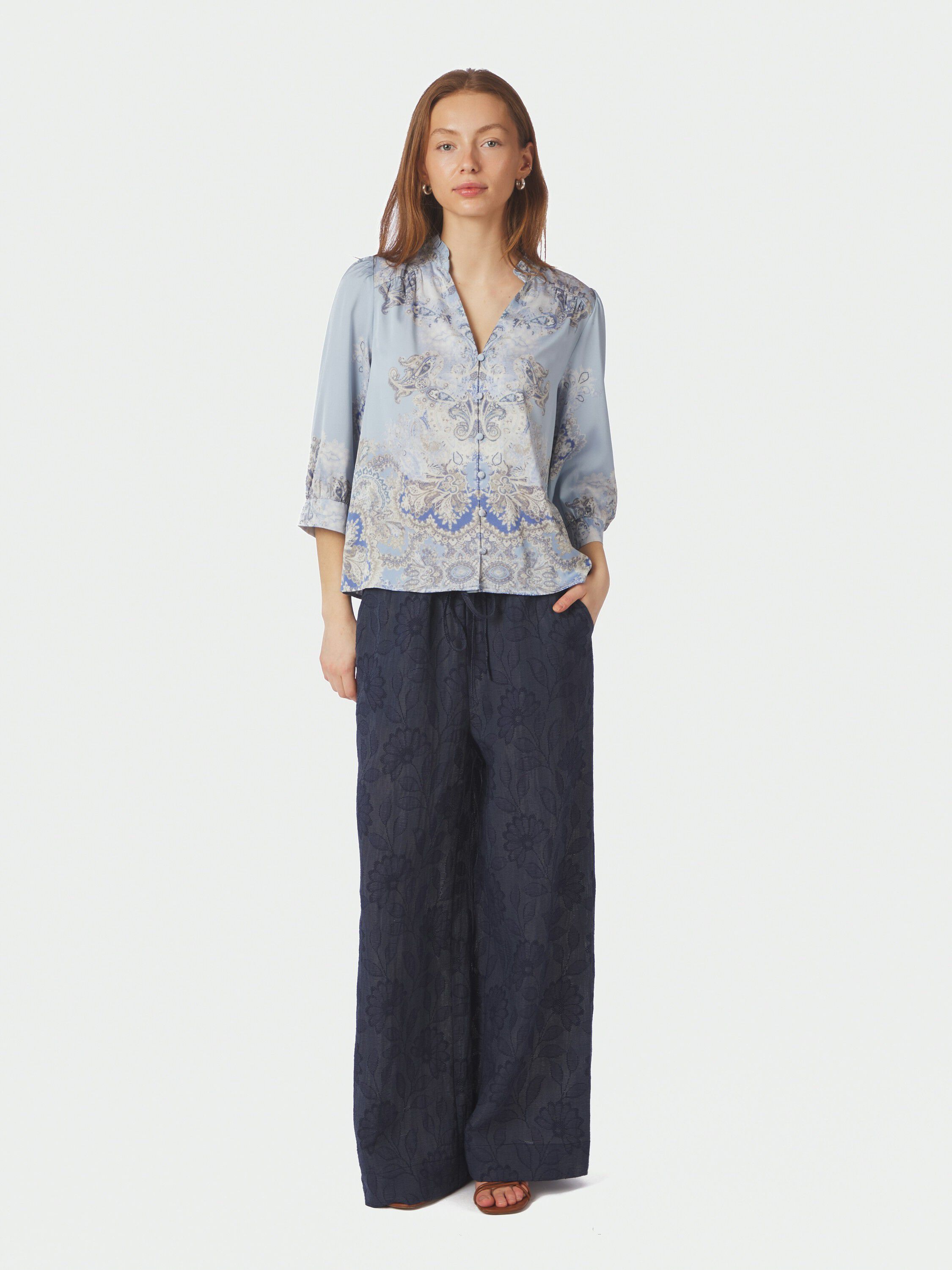 Roselle Artist Paisley Blouse