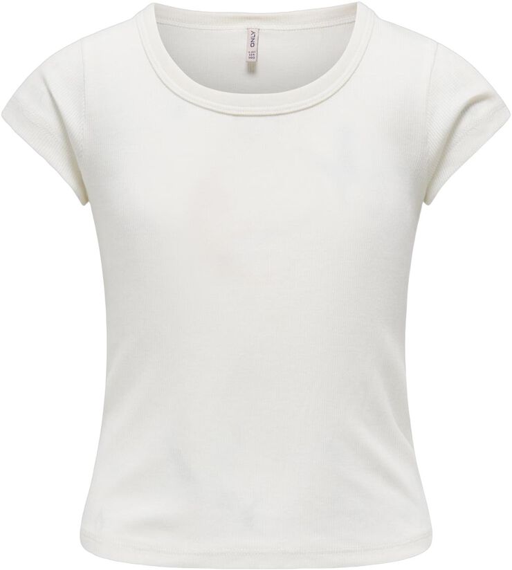 KOGLUCKY CAPSLEEVE U-NECK TOP JRS