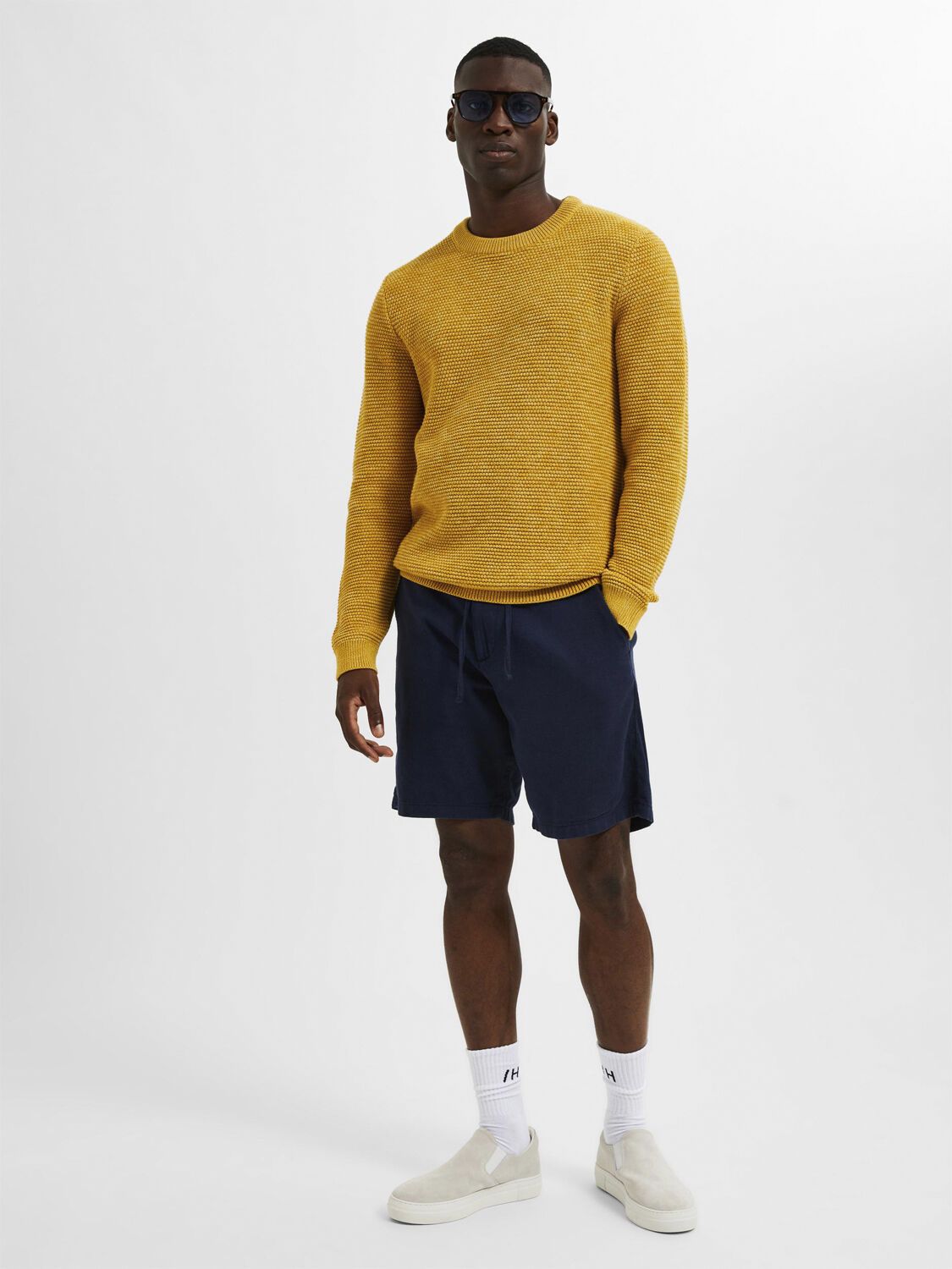 SLHCOMFORT-BRODY LINEN SHORTS W NOO