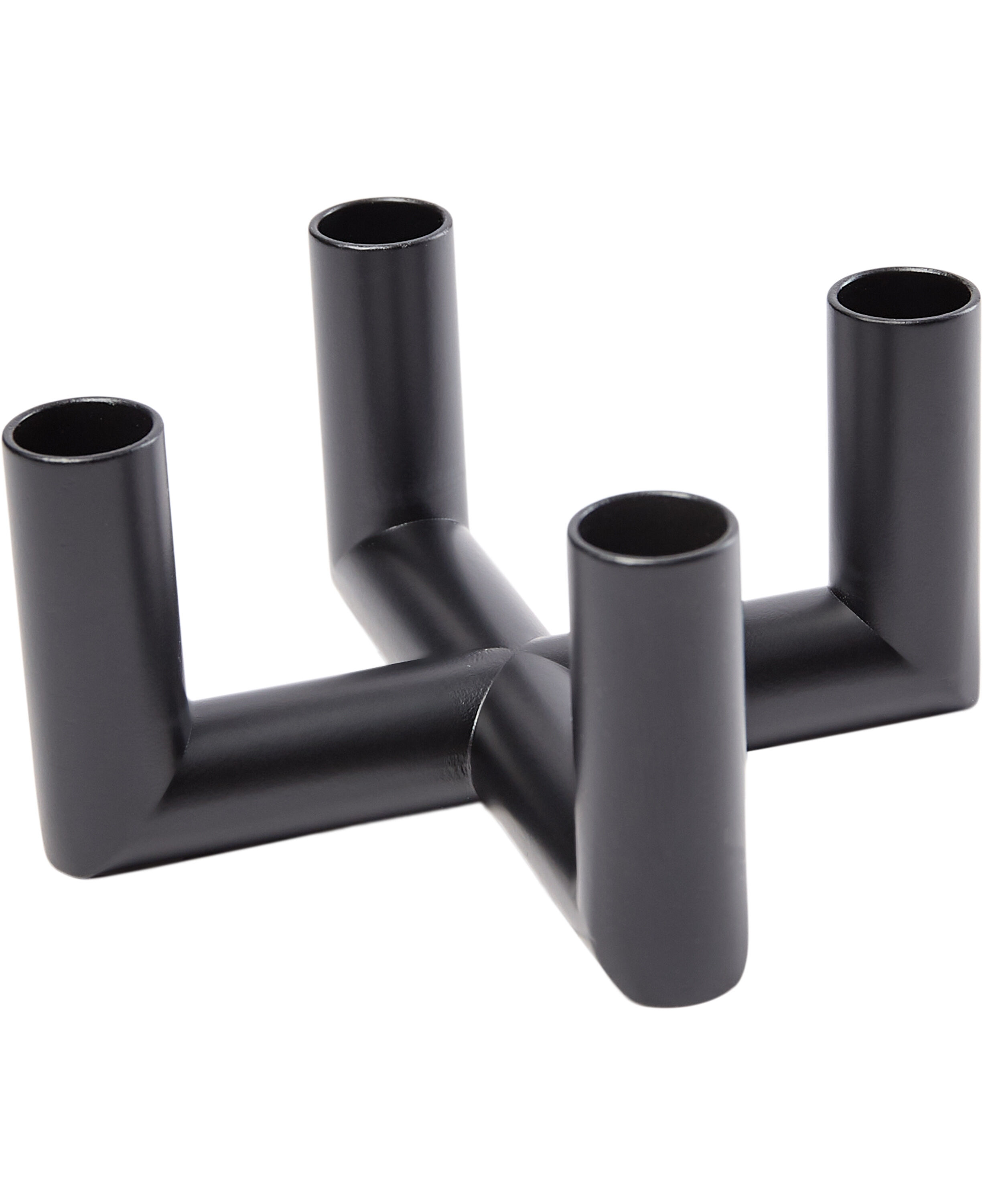 MATRIX Candle Holder - 4'arm Mini Taper - Matte Black - 7,5 x 4,5 CM