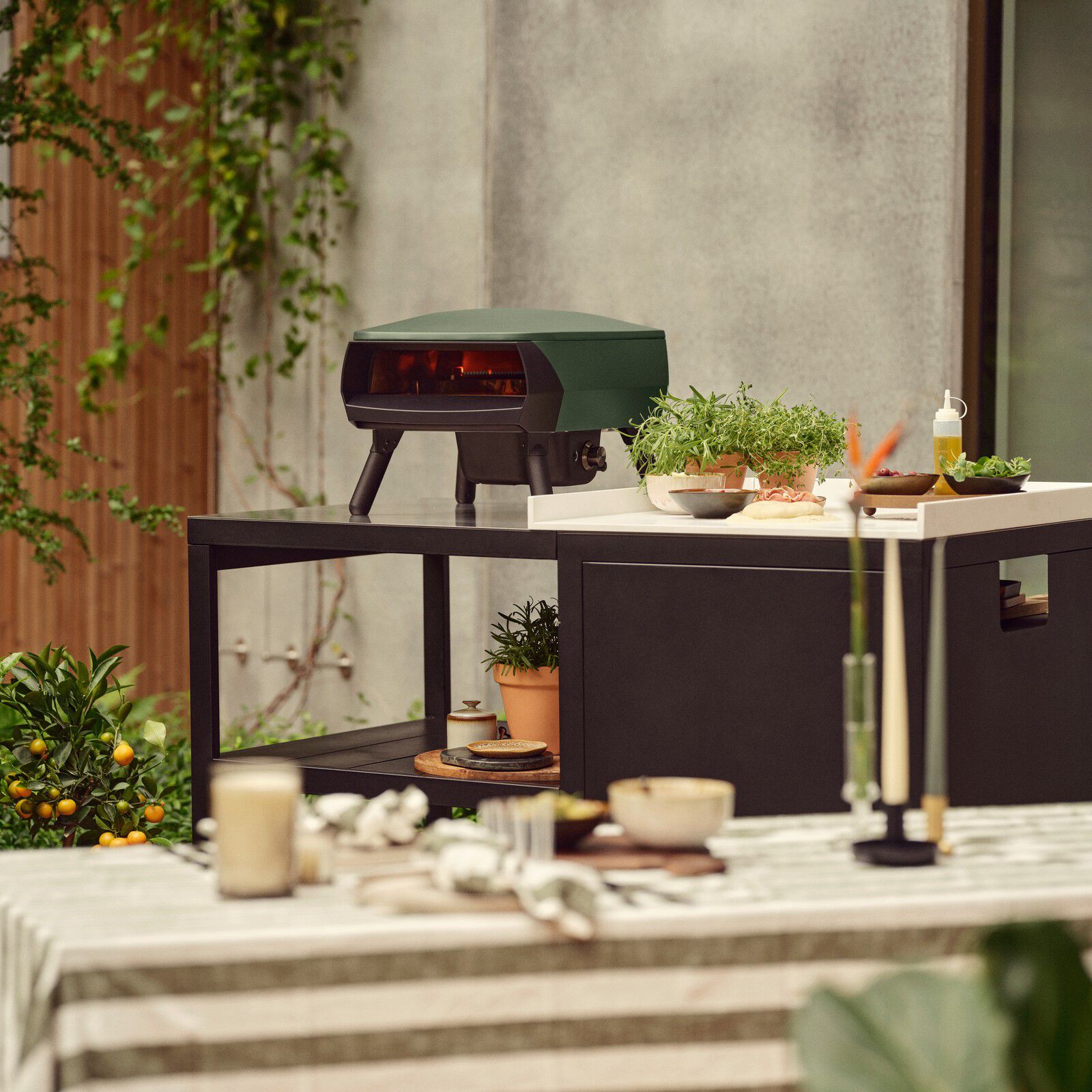 Witt PICCOLO Rotante 13" Mat Green EU Pizza oven Green