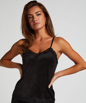 Cami Velours Scallop Lace