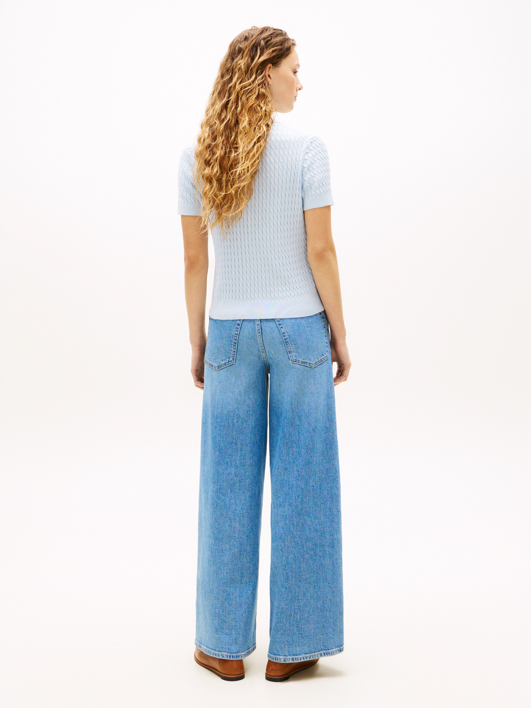 CO CABLE FINE GG POLO S/S SWT