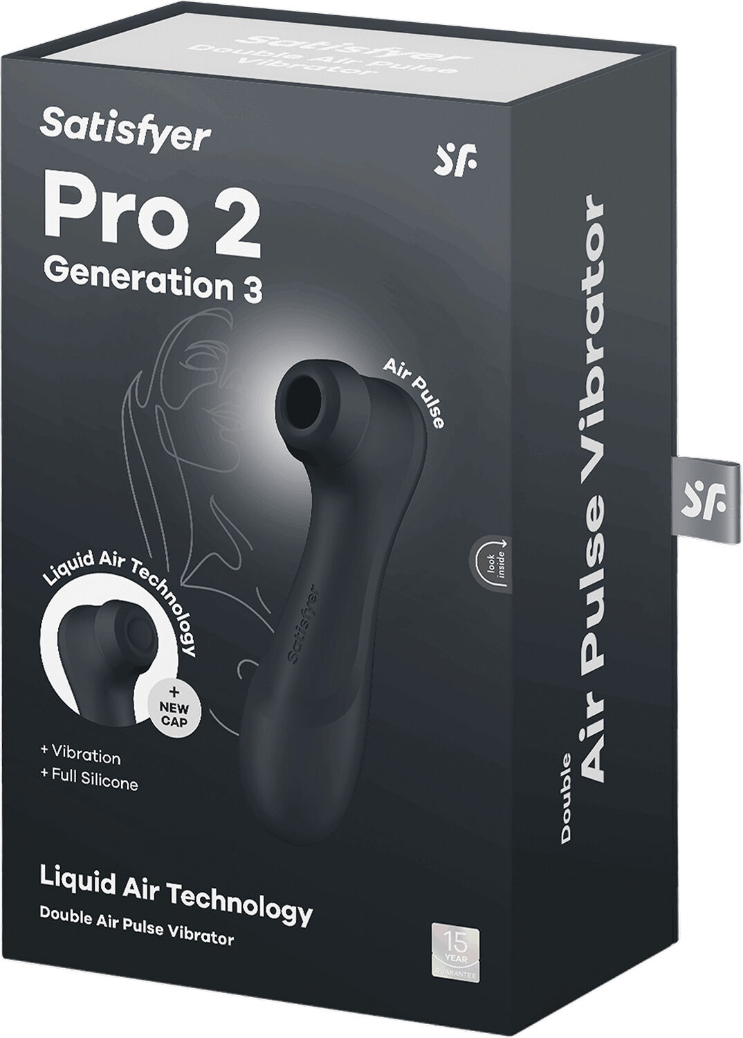 Satisfyer Pro 2 Generation 3 black lufttrycksvibrator