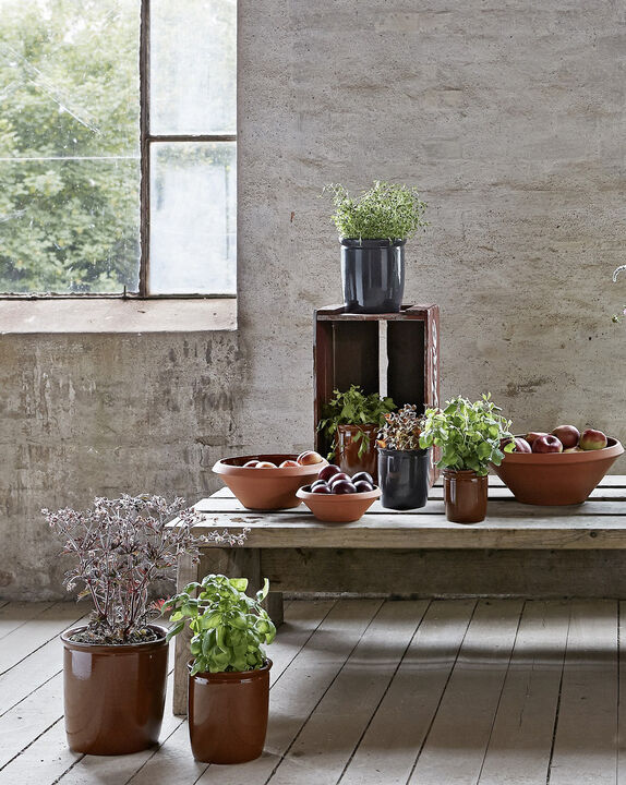 Knabstrup syltkruka 4 l. terracotta