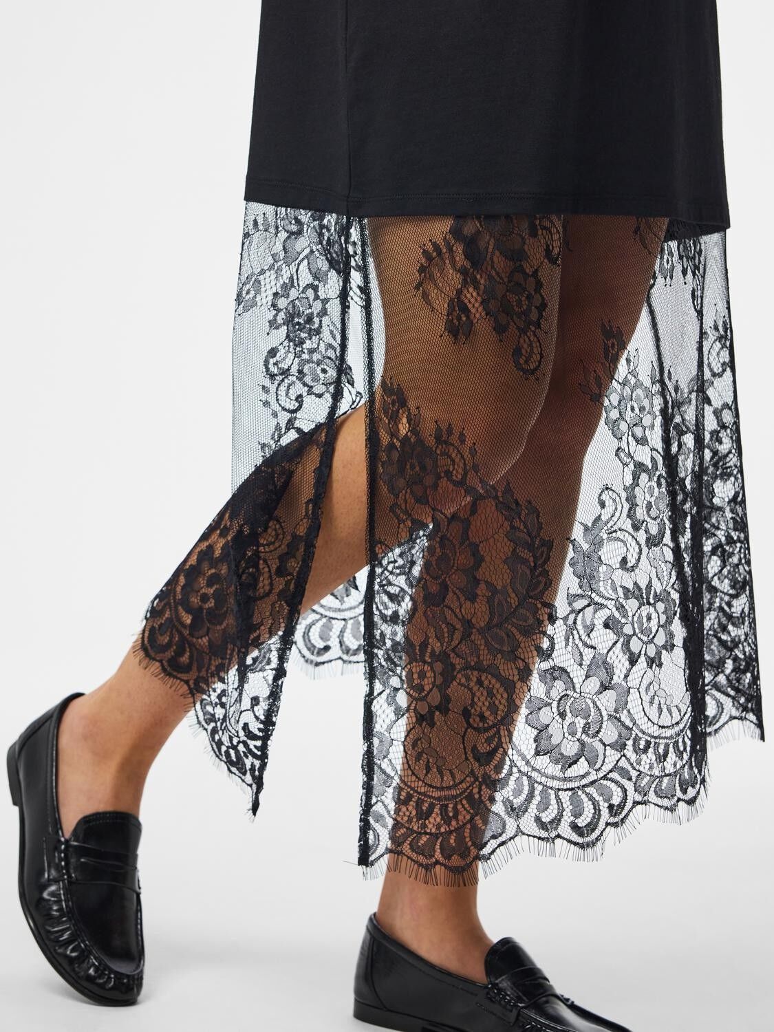 Pcmave Ss Lace Long Dress Jrs D2D