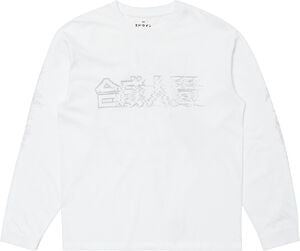 Robot T-Shirt Ls - White