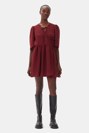 Sheer Fluid Check Tie String Wrap D