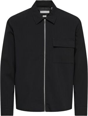 ONSWILL REG 0292 ZIP OVERSHIRT FRML