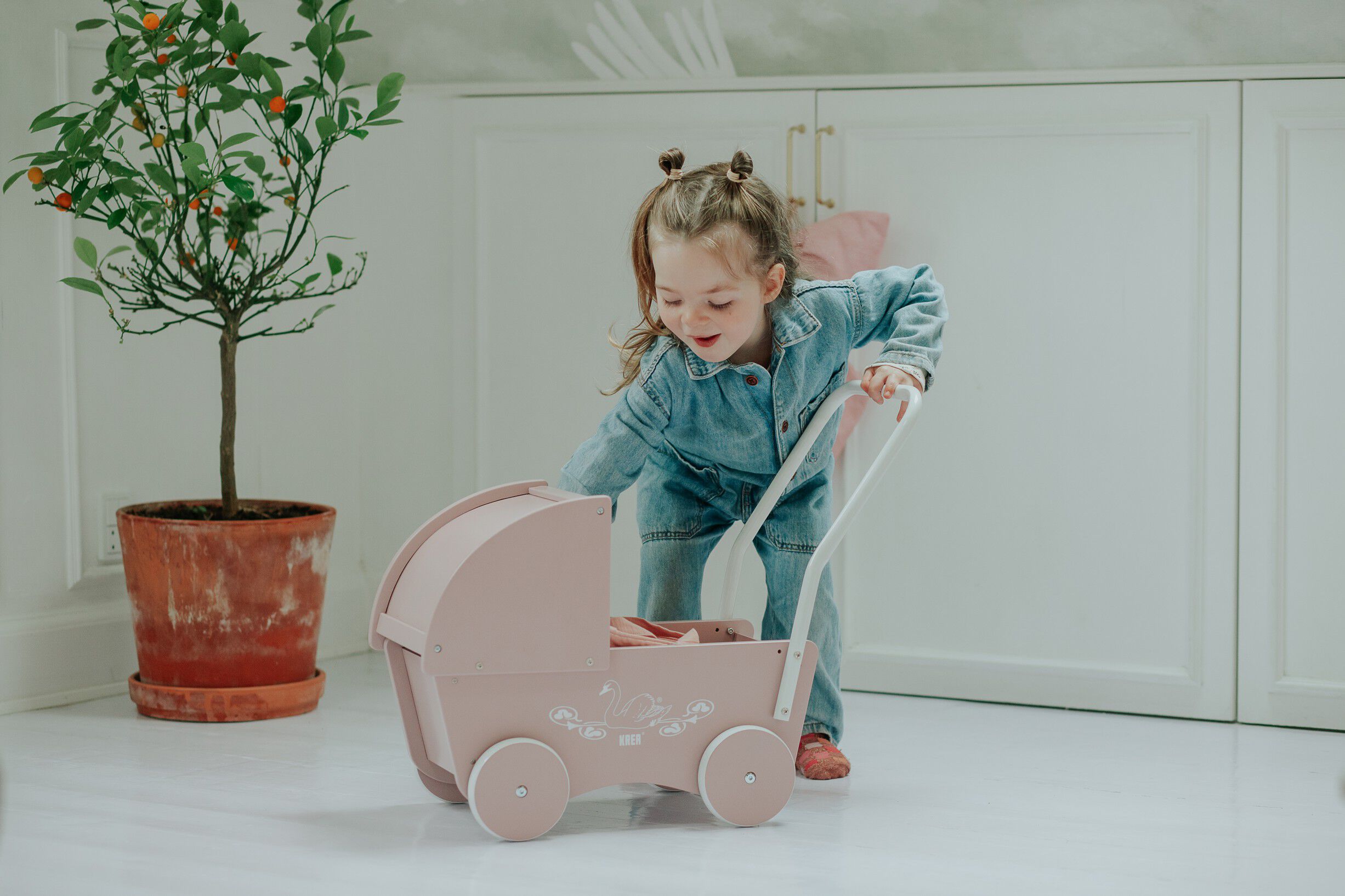 KREA Doll Pram Rose