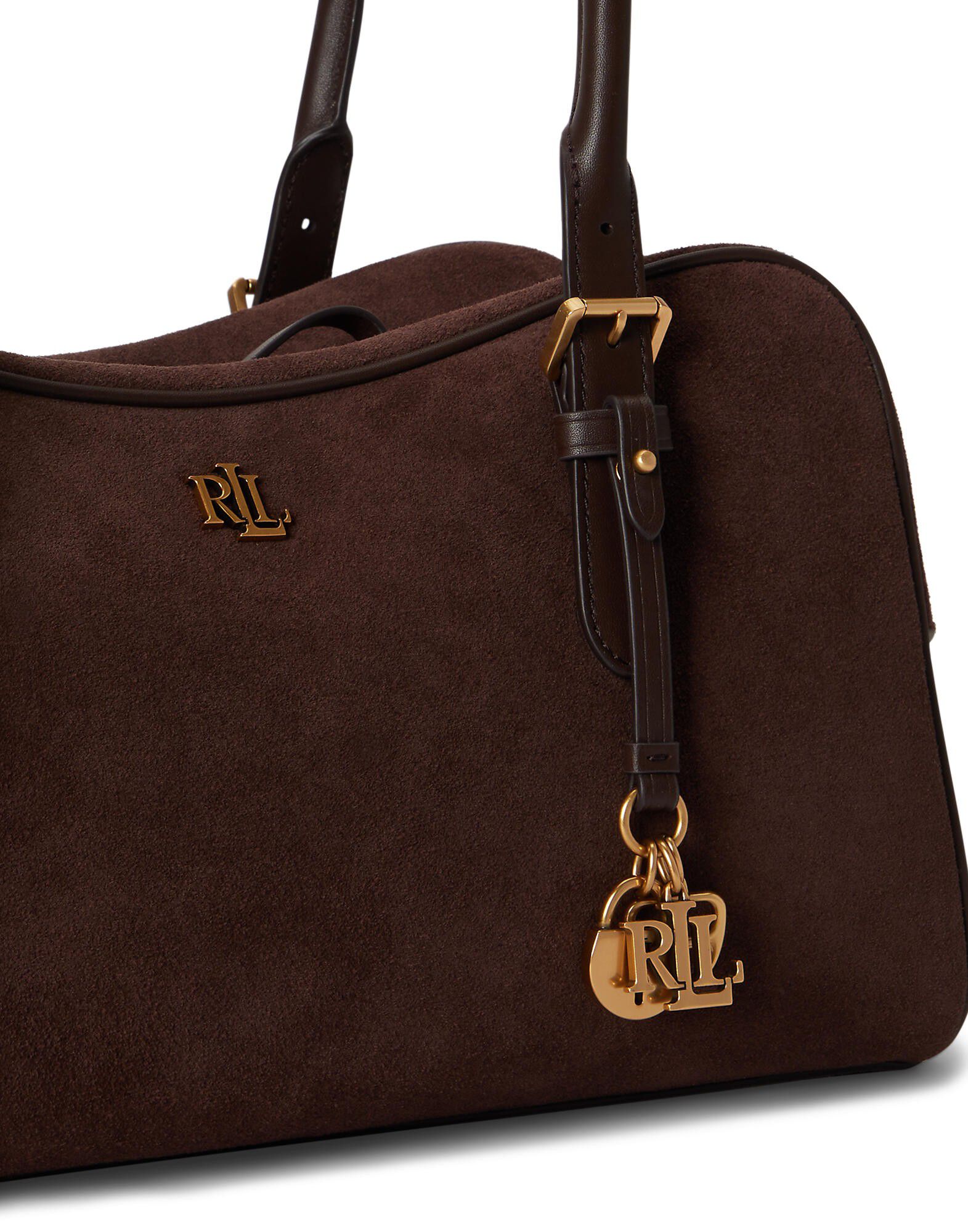 Suede Large Marcy Zip Satchel