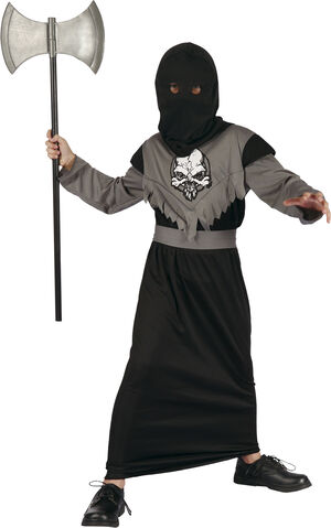 RIO SKULL WARRIOR 140cmKRIGERDRAGT mHÆTTE 140c M